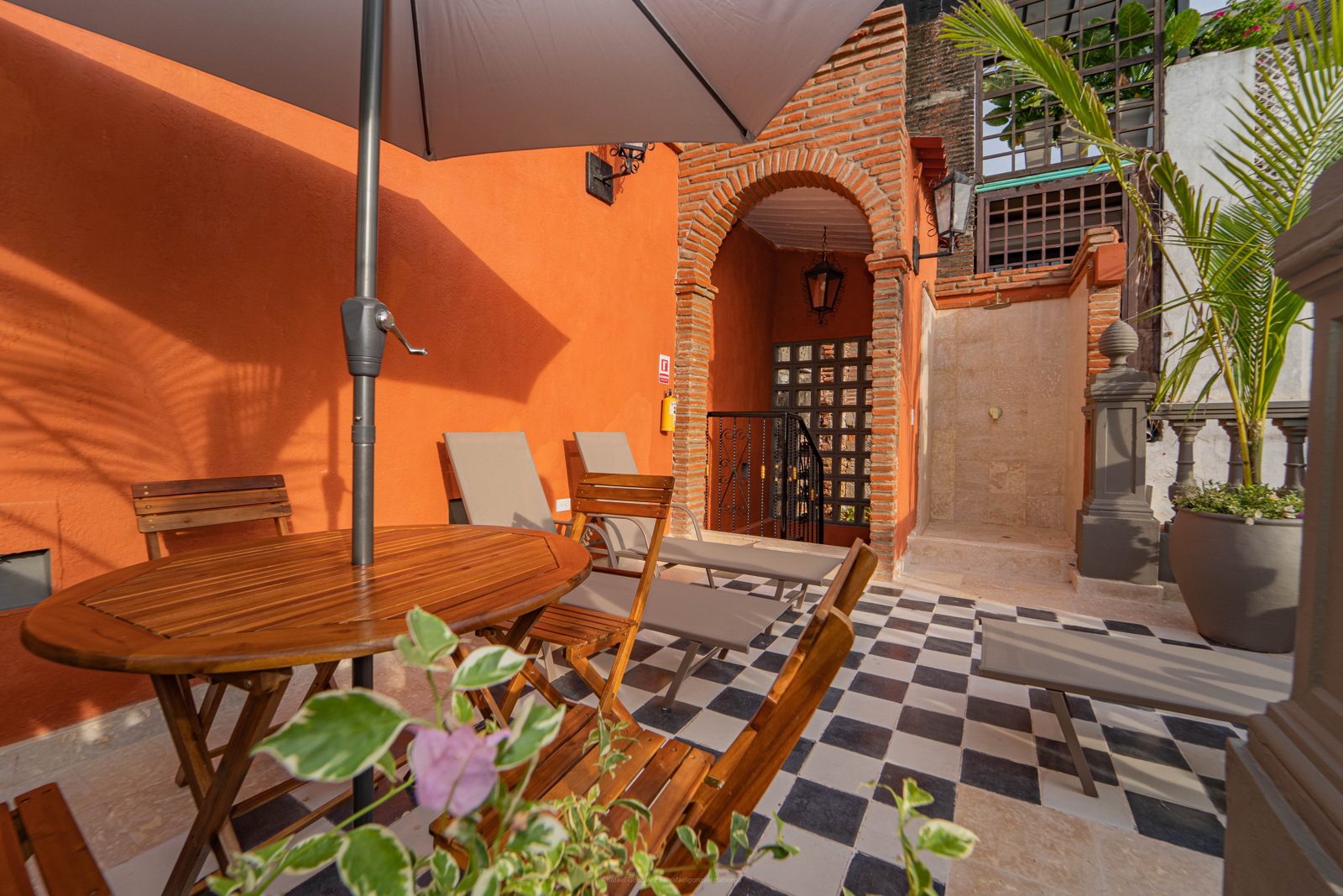 La azotea de la casa
