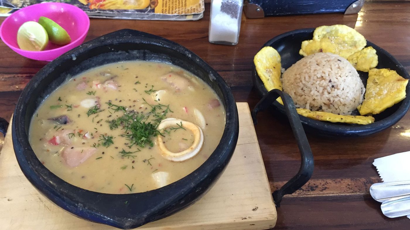 Cazuela de mariscos